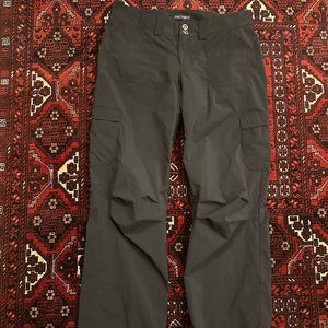 Arcteryx Women's Hiking Trekking Cargo Pants Sz10 Black